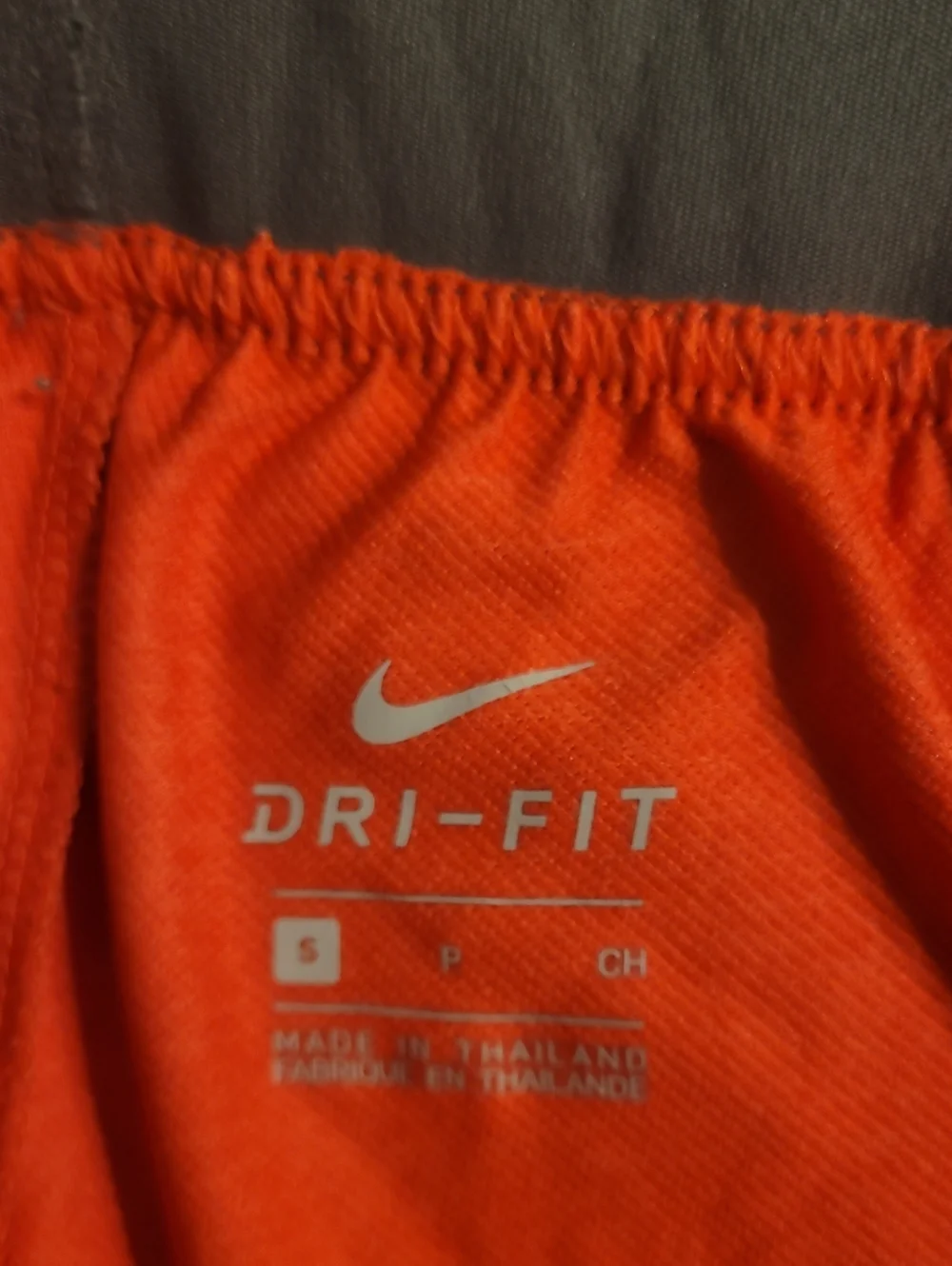 Nike Women's Red Athletic Shorts with Logo Waistband